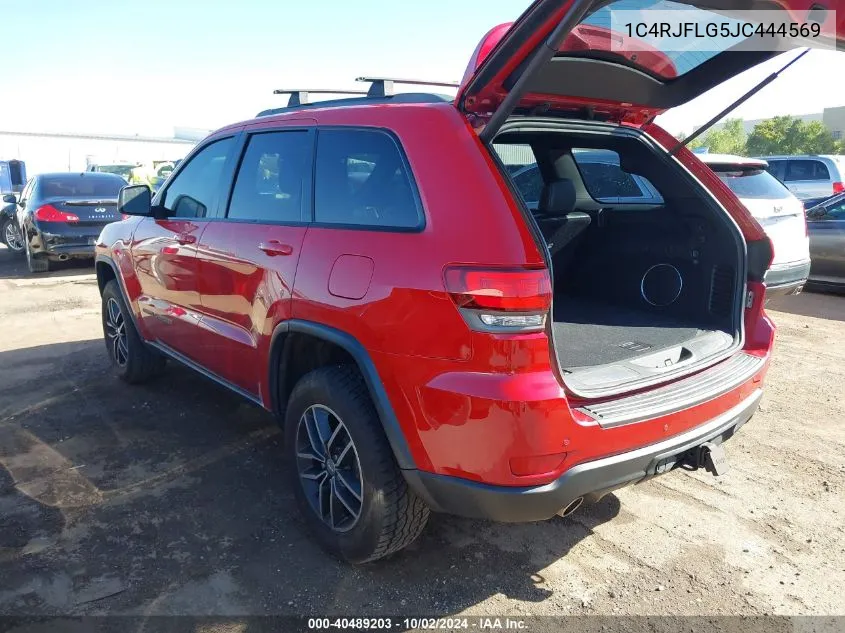 1C4RJFLG5JC444569 2018 Jeep Grand Cherokee Trailhawk 4X4