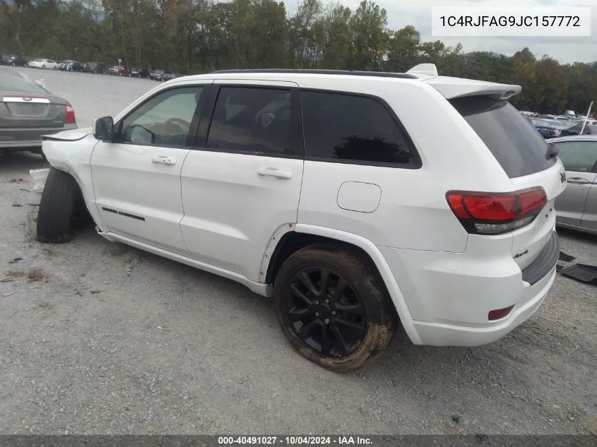 1C4RJFAG9JC157772 2018 Jeep Grand Cherokee Altitude 4X4