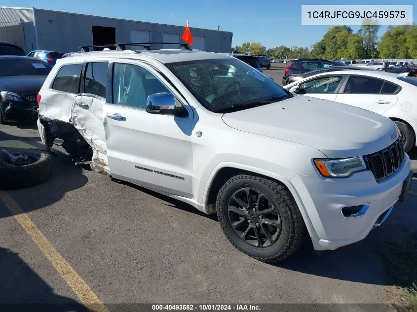 2018 Jeep Grand Cherokee Overland 4X4 VIN: 1C4RJFCG9JC459575 Lot: 40493582