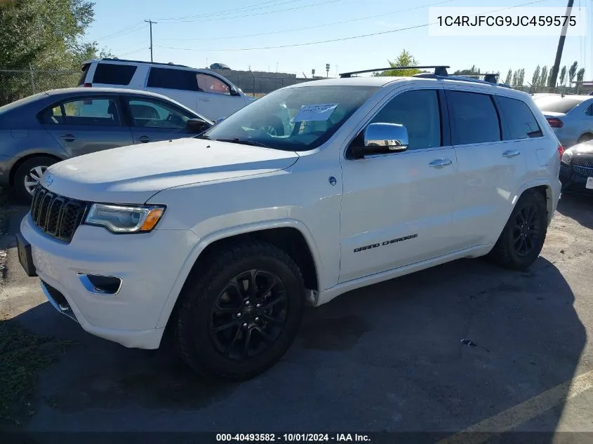 2018 Jeep Grand Cherokee Overland 4X4 VIN: 1C4RJFCG9JC459575 Lot: 40493582