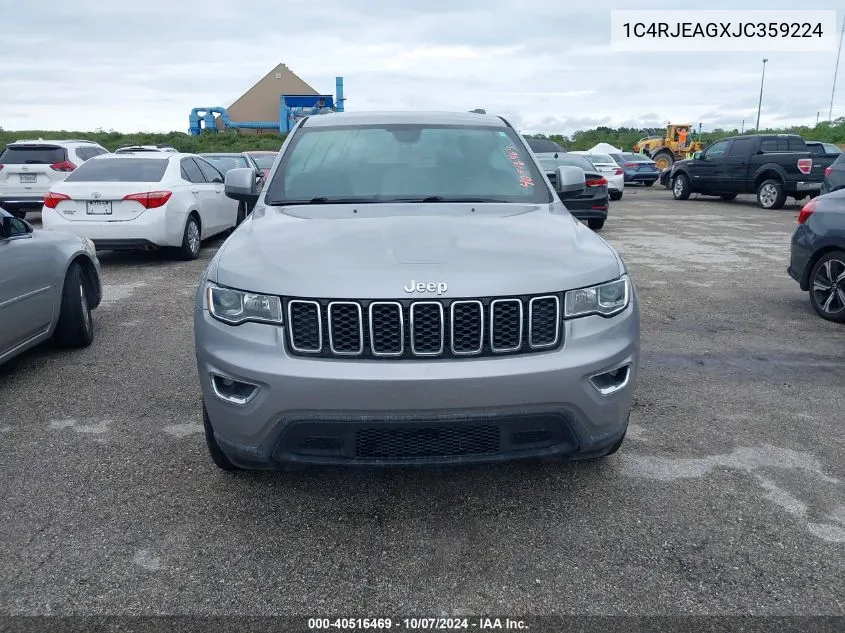 1C4RJEAGXJC359224 2018 Jeep Grand Cherokee Laredo