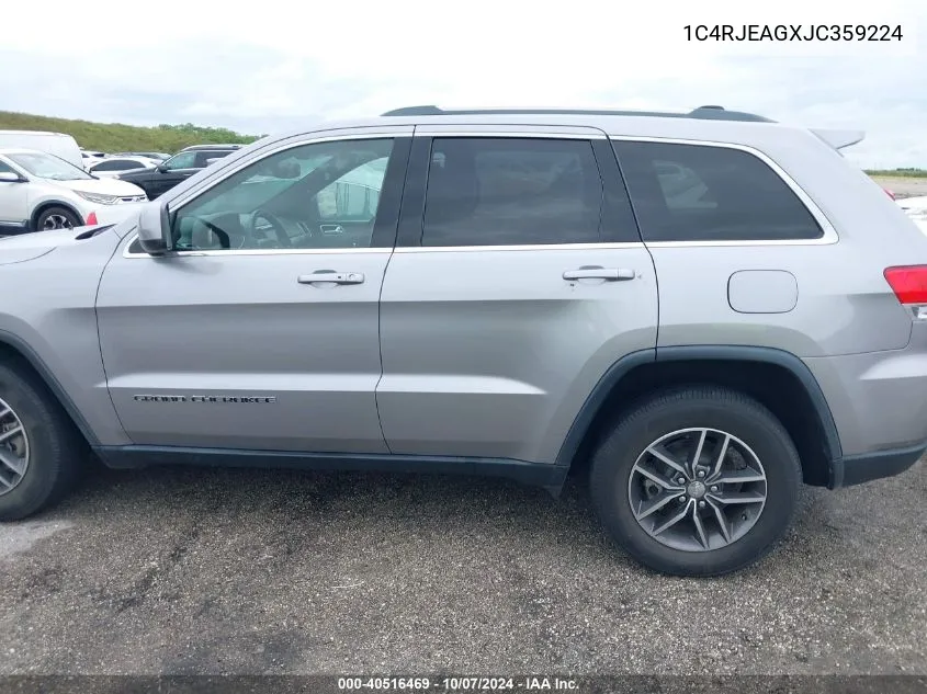 1C4RJEAGXJC359224 2018 Jeep Grand Cherokee Laredo