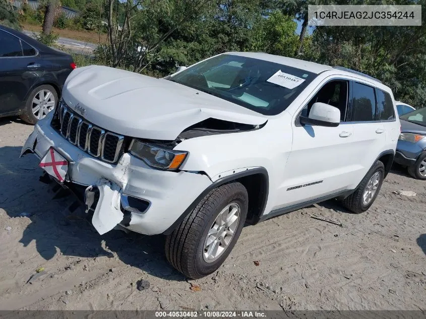 1C4RJEAG2JC354244 2018 Jeep Grand Cherokee Laredo