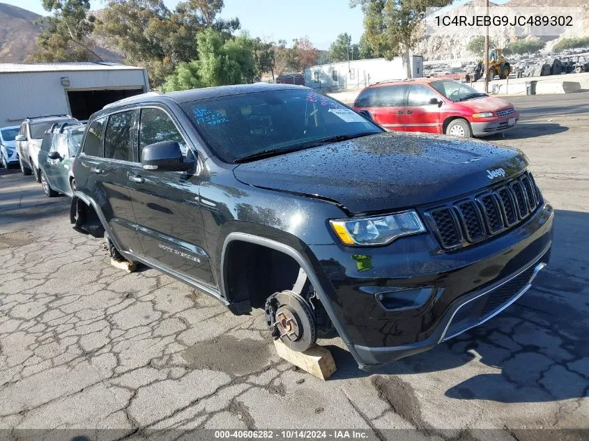 2018 Jeep Grand Cherokee Limited 4X2 VIN: 1C4RJEBG9JC489302 Lot: 40606282