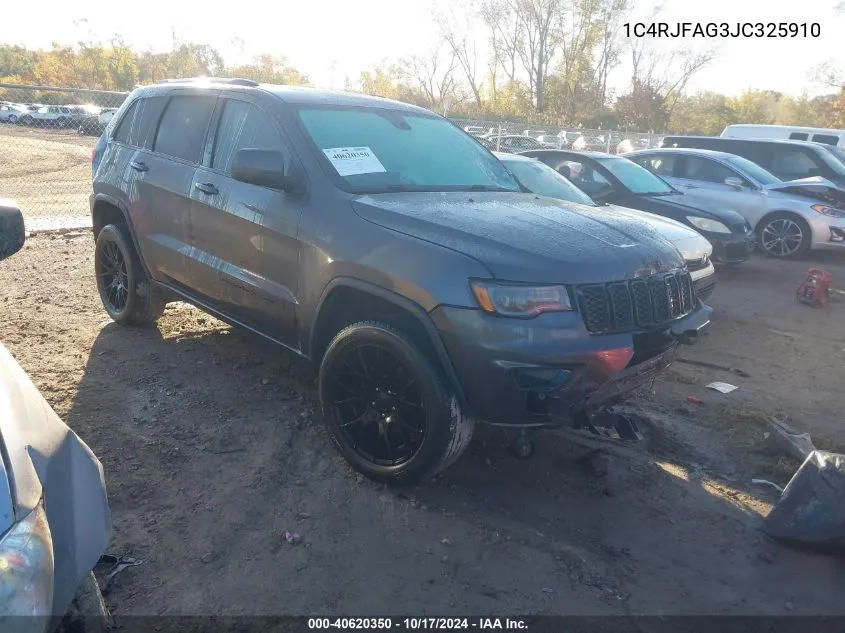 1C4RJFAG3JC325910 2018 Jeep Grand Cherokee Laredo E 4X4