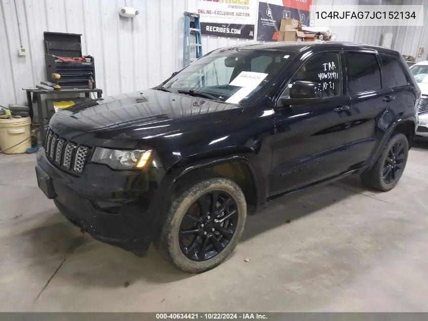 2018 Jeep Grand Cherokee Altitude 4X4 VIN: 1C4RJFAG7JC152134 Lot: 40634421