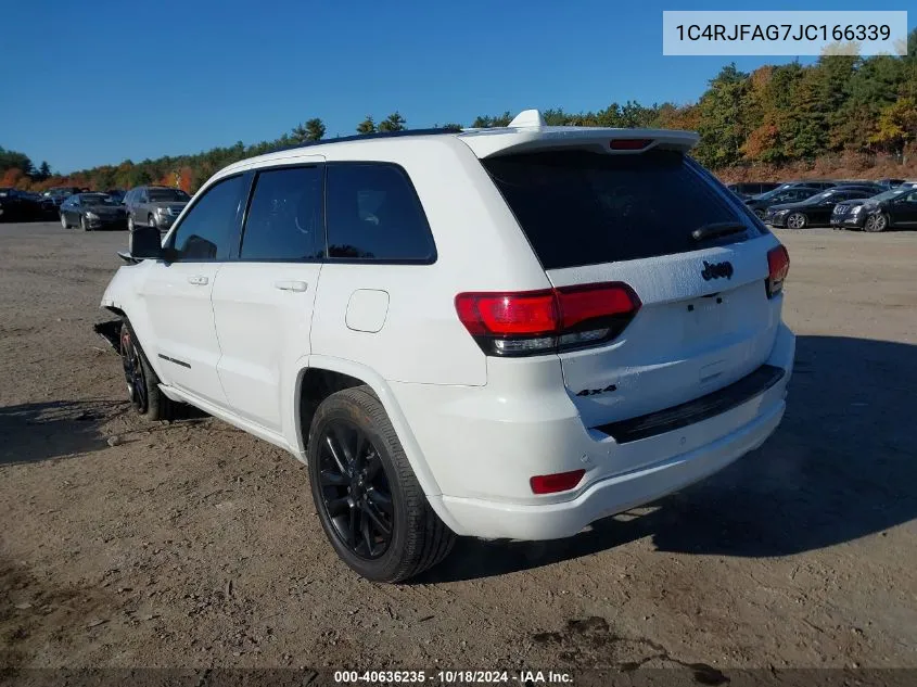 2018 Jeep Grand Cherokee Altitude 4X4 VIN: 1C4RJFAG7JC166339 Lot: 40636235