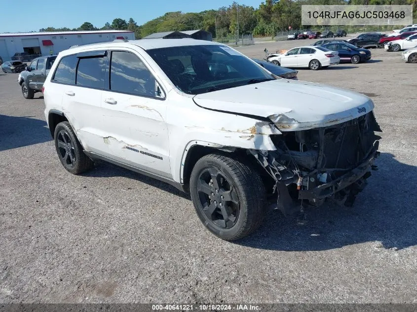 2018 Jeep Grand Cherokee Upland 4X4 VIN: 1C4RJFAG6JC503468 Lot: 40641221