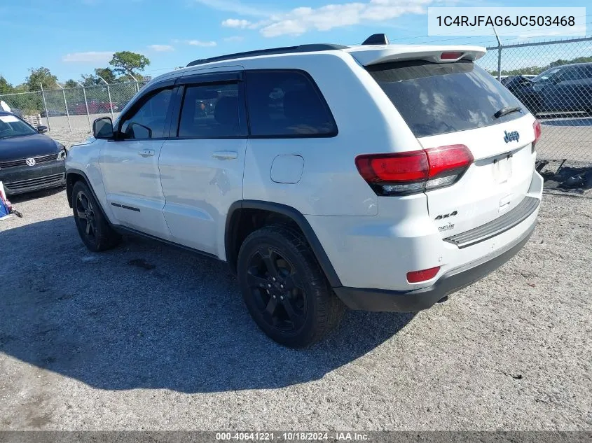 2018 Jeep Grand Cherokee Upland 4X4 VIN: 1C4RJFAG6JC503468 Lot: 40641221