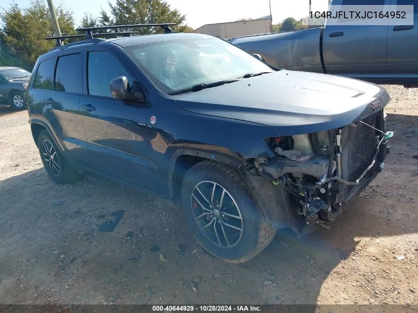 2018 Jeep Grand Cherokee Trailhawk 4X4 VIN: 1C4RJFLTXJC164952 Lot: 40644929