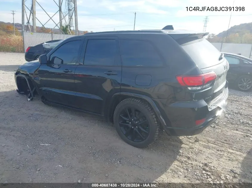 2018 Jeep Grand Cherokee Altitude 4X4 VIN: 1C4RJFAG8JC391398 Lot: 40687438