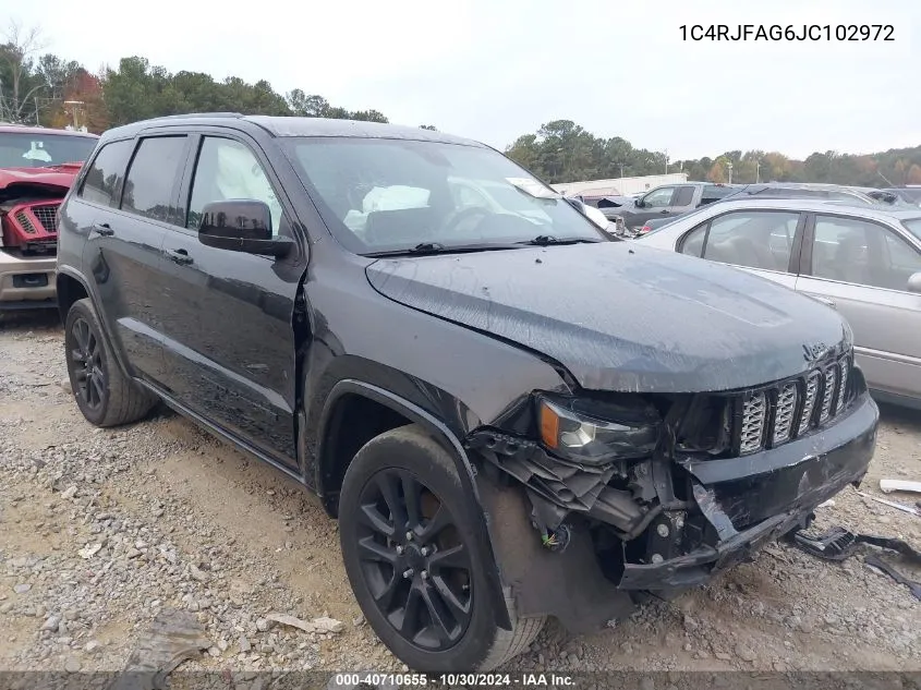 2018 Jeep Grand Cherokee Altitude 4X4 VIN: 1C4RJFAG6JC102972 Lot: 40710655