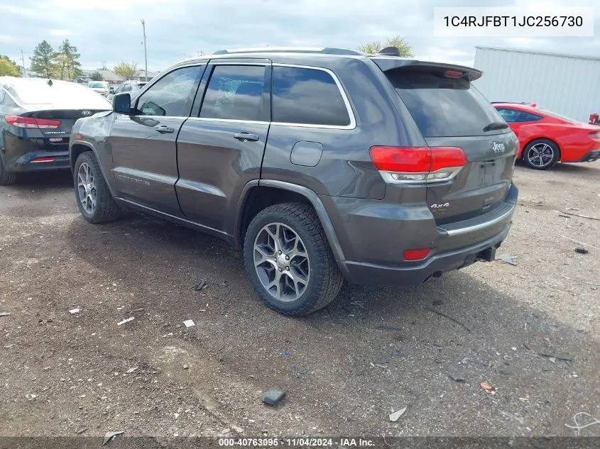 2018 Jeep Grand Cherokee Limited VIN: 1C4RJFBT1JC256730 Lot: 40763095