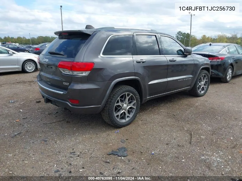 2018 Jeep Grand Cherokee Limited VIN: 1C4RJFBT1JC256730 Lot: 40763095