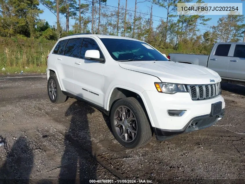 2018 Jeep Grand Cherokee Sterling Edition 4X4 VIN: 1C4RJFBG7JC202254 Lot: 40768901