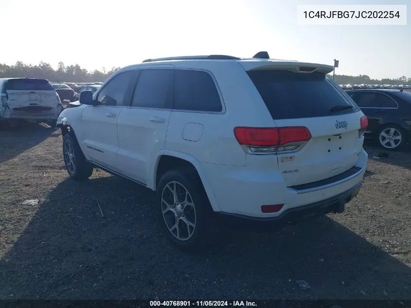 2018 Jeep Grand Cherokee Sterling Edition 4X4 VIN: 1C4RJFBG7JC202254 Lot: 40768901