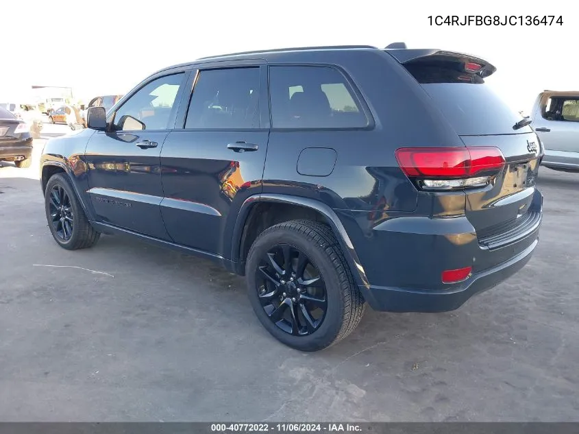 2018 Jeep Grand Cherokee Sterling Edition 4X4 VIN: 1C4RJFBG8JC136474 Lot: 40772022