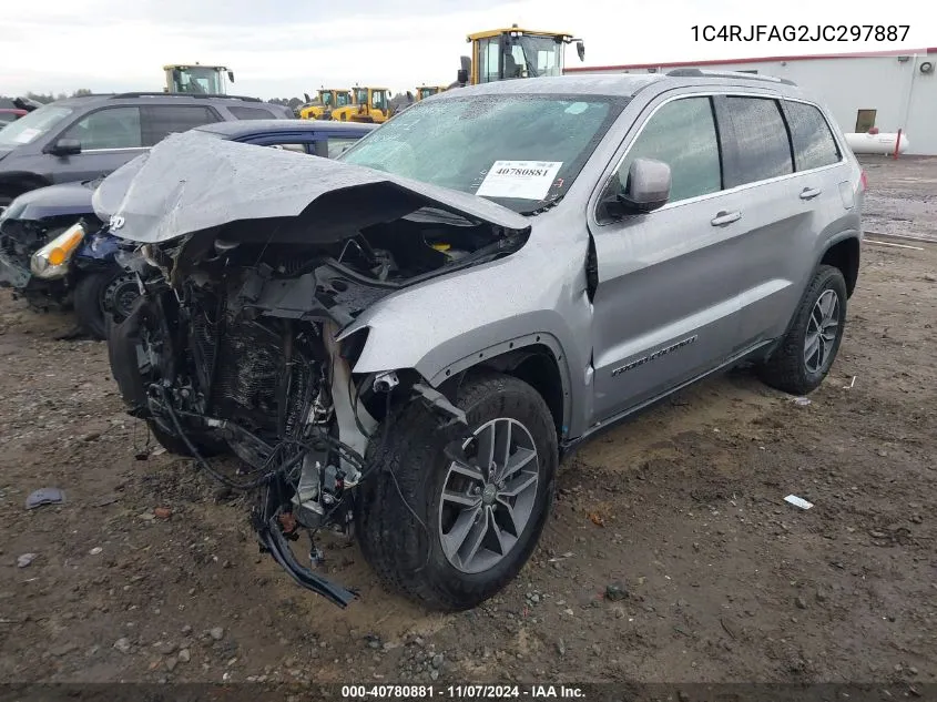 1C4RJFAG2JC297887 2018 Jeep Grand Cherokee Laredo E 4X4