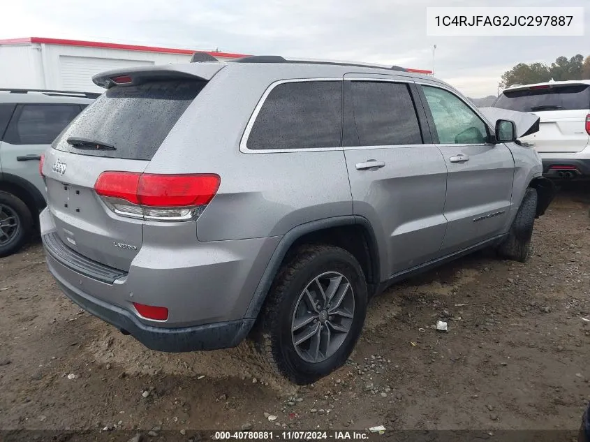 1C4RJFAG2JC297887 2018 Jeep Grand Cherokee Laredo E 4X4