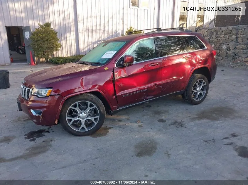 2018 Jeep Grand Cherokee Sterling Edition 4X4 VIN: 1C4RJFBGXJC331265 Lot: 40783992