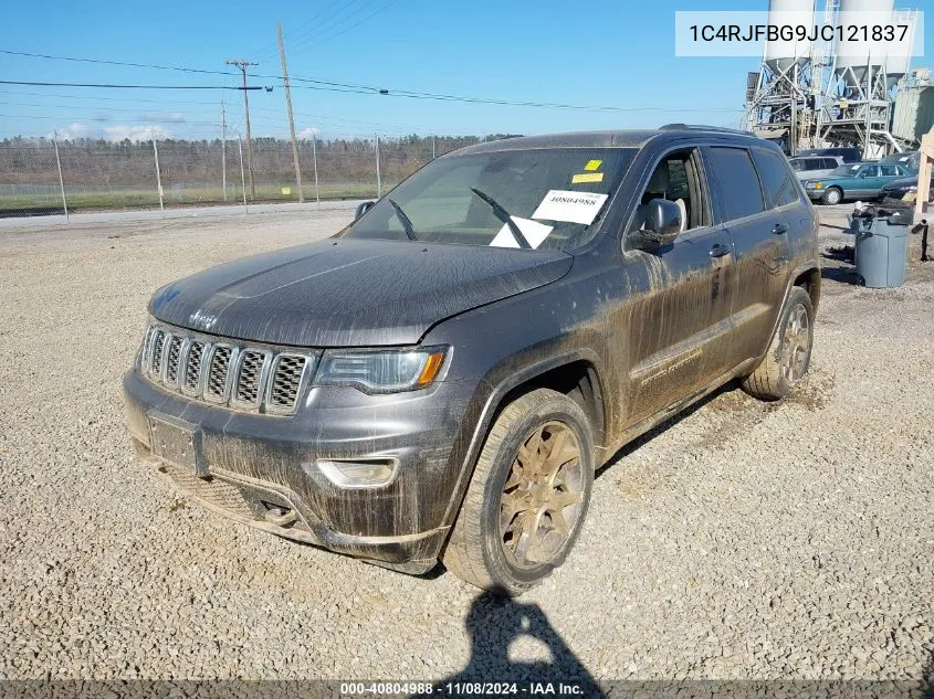 2018 Jeep Grand Cherokee Sterling Edition 4X4 VIN: 1C4RJFBG9JC121837 Lot: 40804988