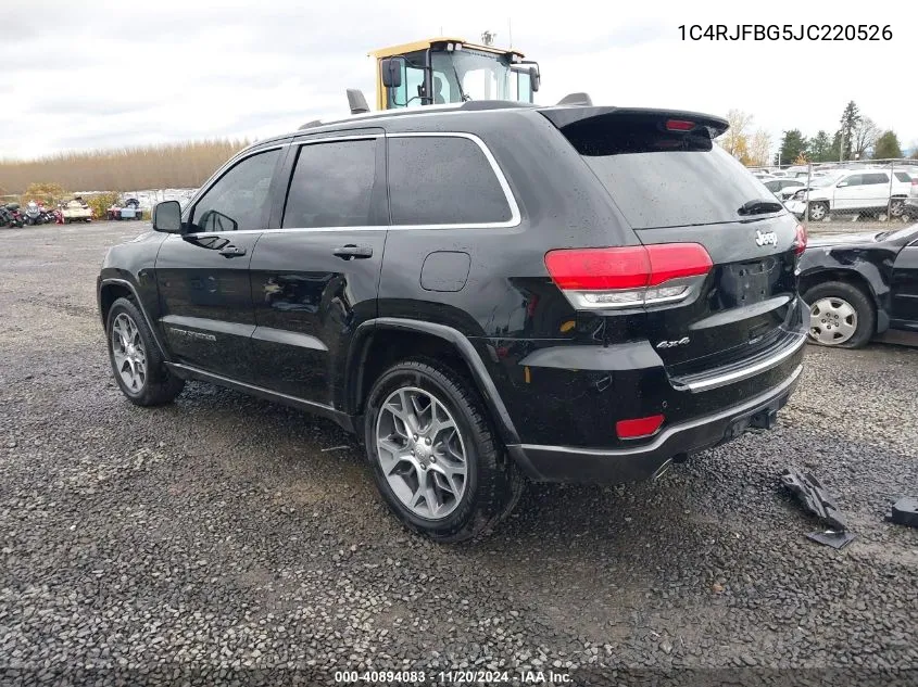 2018 Jeep Grand Cherokee Sterling Edition 4X4 VIN: 1C4RJFBG5JC220526 Lot: 40894083