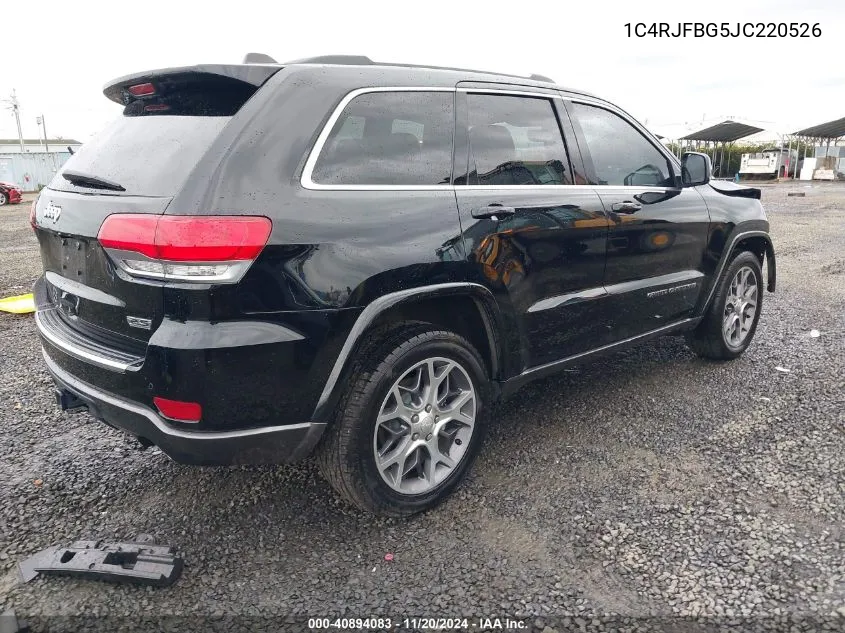 2018 Jeep Grand Cherokee Sterling Edition 4X4 VIN: 1C4RJFBG5JC220526 Lot: 40894083