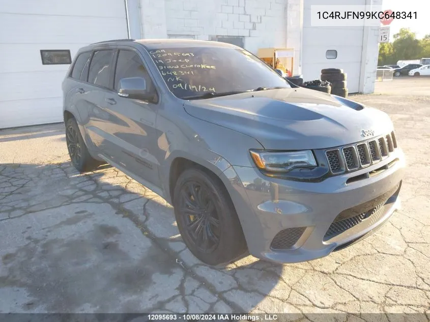 2019 Jeep Grand Cherokee VIN: 1C4RJFN99KC648341 Lot: 12095693