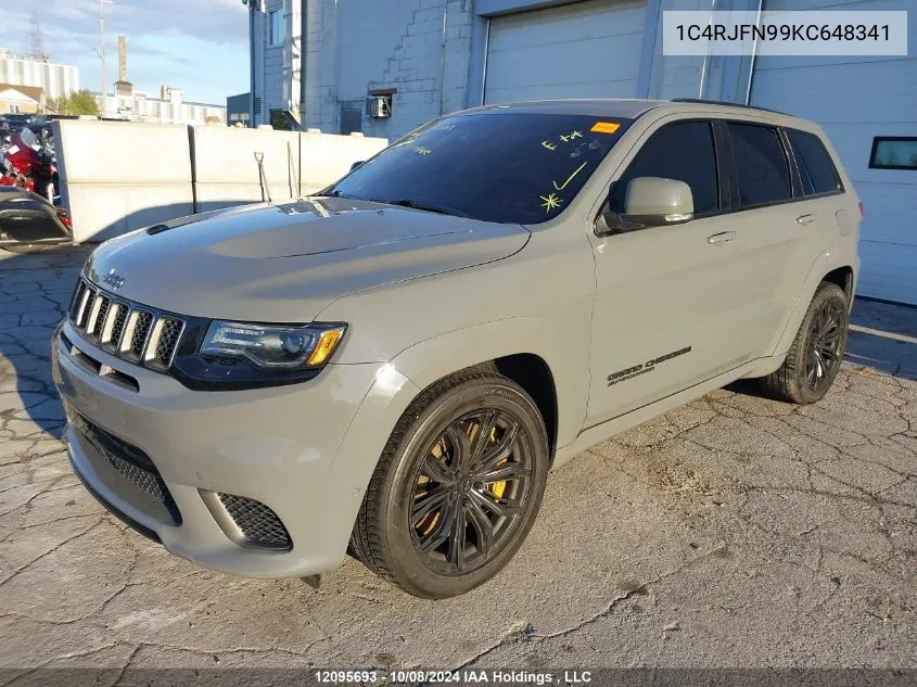 2019 Jeep Grand Cherokee VIN: 1C4RJFN99KC648341 Lot: 12095693