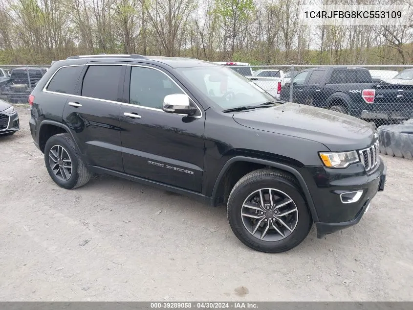 2019 Jeep Grand Cherokee Limited 4X4 VIN: 1C4RJFBG8KC553109 Lot: 39289058