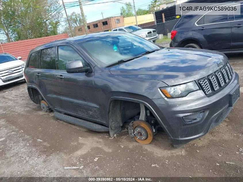 1C4RJFAG9KC589036 2019 Jeep Grand Cherokee Altitude 4X4