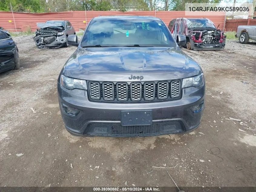 1C4RJFAG9KC589036 2019 Jeep Grand Cherokee Altitude 4X4