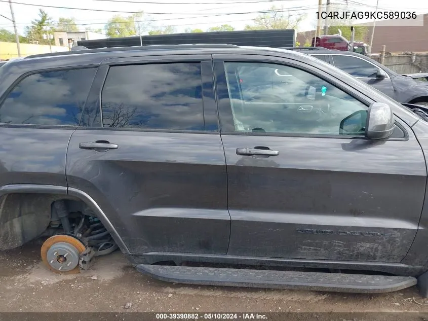 2019 Jeep Grand Cherokee Altitude 4X4 VIN: 1C4RJFAG9KC589036 Lot: 39390882