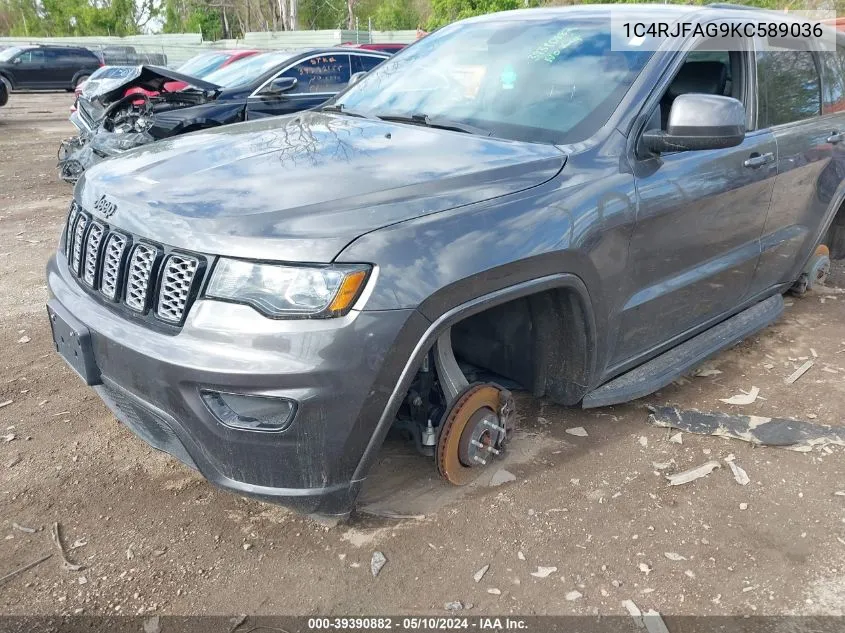 1C4RJFAG9KC589036 2019 Jeep Grand Cherokee Altitude 4X4