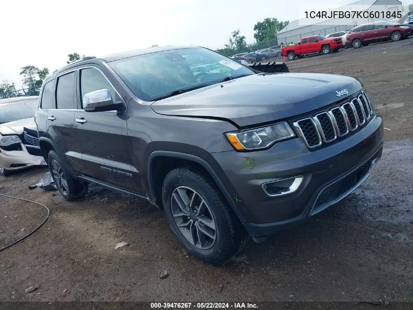 2019 Jeep Grand Cherokee Limited 4X4 VIN: 1C4RJFBG7KC601845 Lot: 39476267