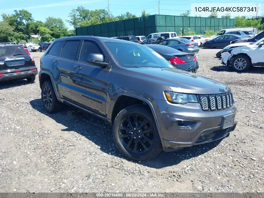 1C4RJFAG4KC587341 2019 Jeep Grand Cherokee Altitude 4X4