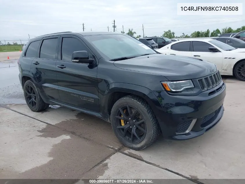 2019 Jeep Grand Cherokee Trackhawk 4X4 VIN: 1C4RJFN98KC740508 Lot: 39856077