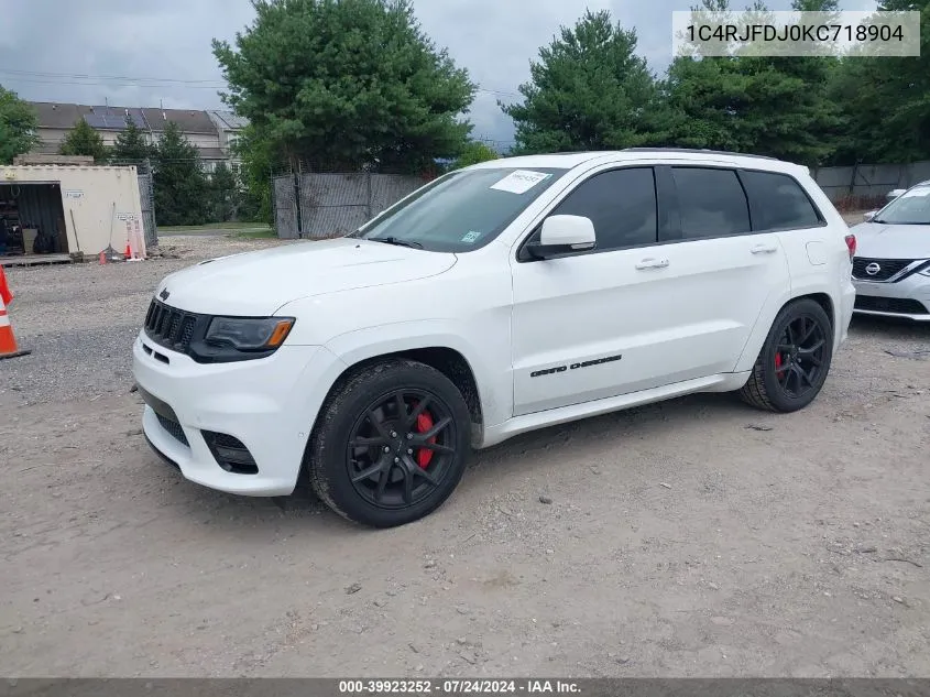 1C4RJFDJ0KC718904 2019 Jeep Grand Cherokee Srt