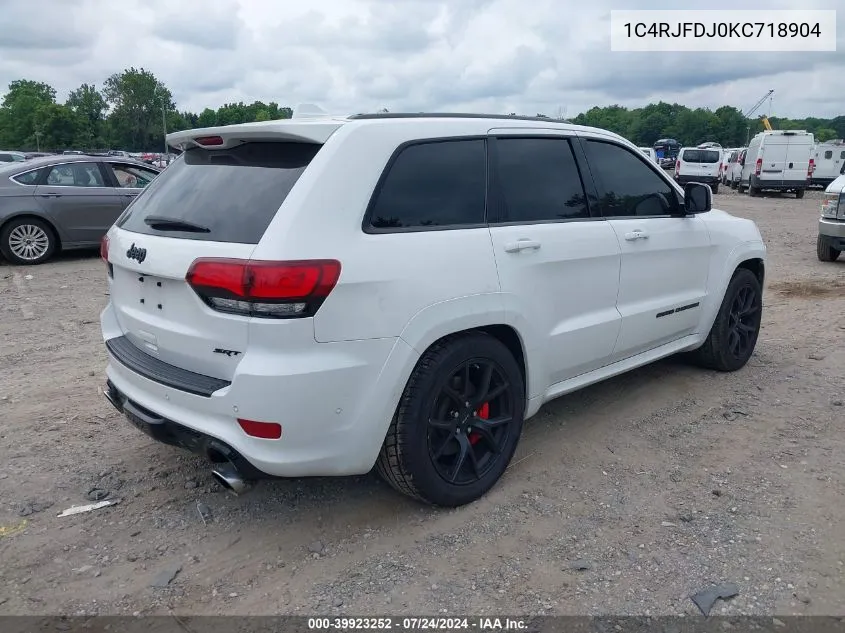 1C4RJFDJ0KC718904 2019 Jeep Grand Cherokee Srt