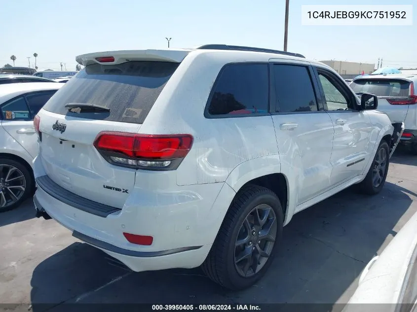 1C4RJEBG9KC751952 2019 Jeep Grand Cherokee Limited