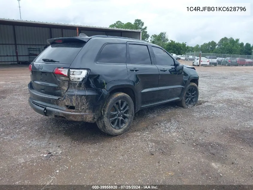 2019 Jeep Grand Cherokee Limited X 4X4 VIN: 1C4RJFBG1KC628796 Lot: 39955920