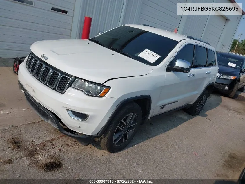 2019 Jeep Grand Cherokee Limited 4X4 VIN: 1C4RJFBG5KC825695 Lot: 39967913