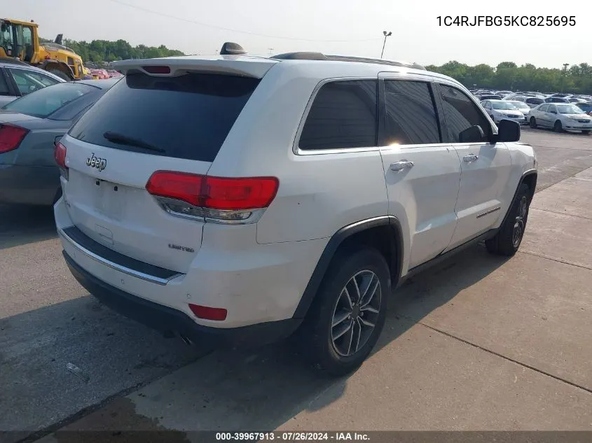 2019 Jeep Grand Cherokee Limited 4X4 VIN: 1C4RJFBG5KC825695 Lot: 39967913