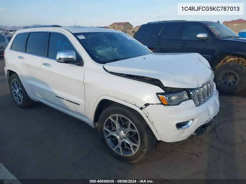 1C4RJFCG5KC787013 2019 Jeep Grand Cherokee Overland 4X4