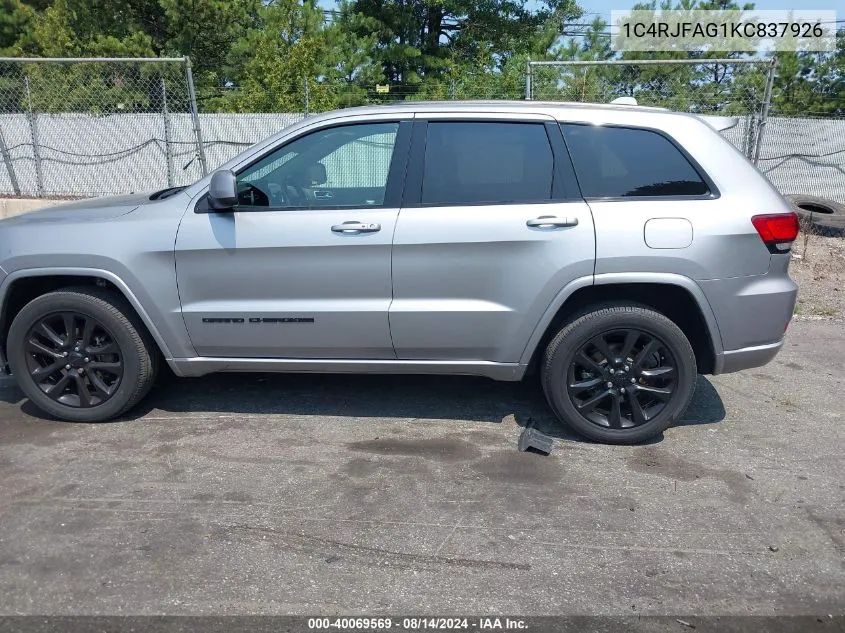 1C4RJFAG1KC837926 2019 Jeep Grand Cherokee Laredo