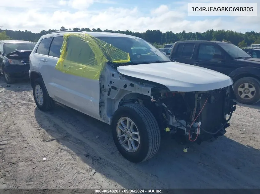 2019 Jeep Grand Cherokee Laredo E 4X2 VIN: 1C4RJEAG8KC690305 Lot: 40248287