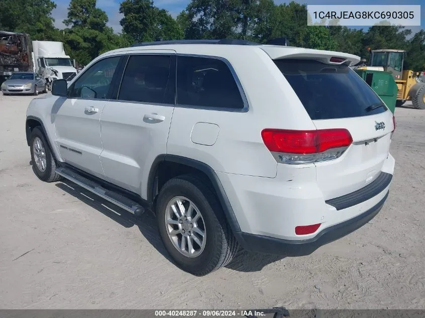 2019 Jeep Grand Cherokee Laredo E 4X2 VIN: 1C4RJEAG8KC690305 Lot: 40248287