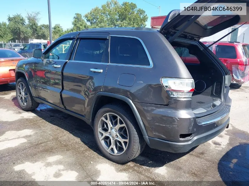 1C4RJFBG4KC646399 2019 Jeep Grand Cherokee Limited 4X4