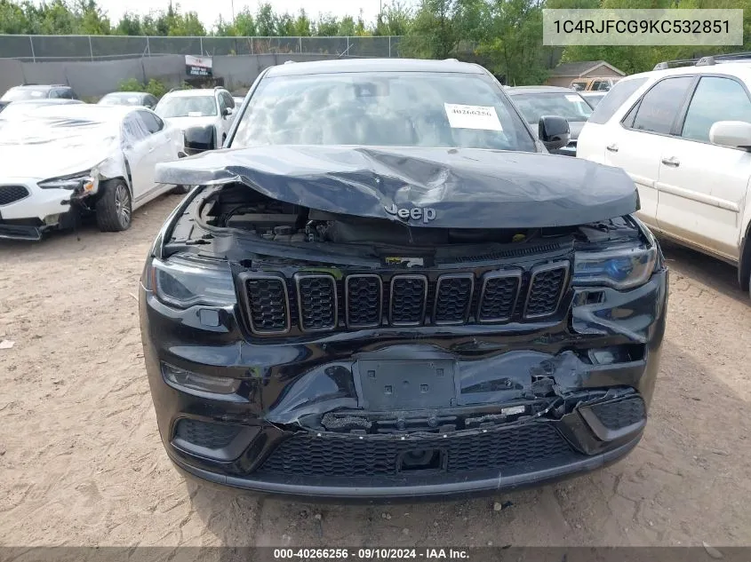 1C4RJFCG9KC532851 2019 Jeep Grand Cherokee Overland