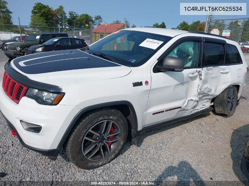 1C4RJFLT6KC625534 2019 Jeep Grand Cherokee Trailhawk 4X4